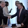 Podpisanie umowy: „Rewitalizacja linii kolejowej nr 207 odcinek granica województwa – Malbork”. 