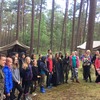 Burmistrz odwiedził malborskich harcerzy na obozie w Papierni
