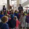 Przedszkolaki z SP 5 z wizytą u burmistrza