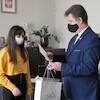 Burmistrz nagrodził uczestników konkursu plastycznego pt. 