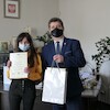 Burmistrz nagrodził uczestników konkursu plastycznego pt. 