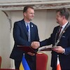 Podpisanie umowy partnerskiej z Włodzimierzem w Ukrainie