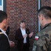 Wizyta włoskiego kontyngentu u burmistrza