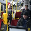 Mikołaj w autobusie