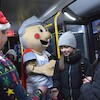 Mikołaj w autobusie