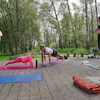 Joga przy amfiteatrze