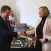 Gratulacje dla burmistrza od Wicewojewody Pomorskiej