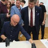 Otwarcie kapsuły czasu z Ratusza Staromiejskiego