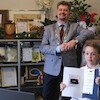 Laureaci gminnego etapu konkursu „Szanuj życie! Bezpieczna praca w gospodarstwie rolnym”