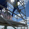 Montaż kapsuły czasu na Ratuszu Staromiejskim