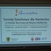 Turniej Szachowy dla Seniorów o Puchar Burmistrza