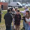 Nowe drzewa przy SP3