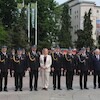 Uroczysty apel na Placu Kazimierza Jagiellończyka