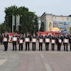 Uroczysty apel na Placu Kazimierza Jagiellończyka