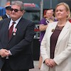 Uroczysty apel na Placu Kazimierza Jagiellończyka
