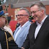 Uroczysty apel na Placu Kazimierza Jagiellończyka
