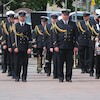 Uroczysty apel na Placu Kazimierza Jagiellończyka