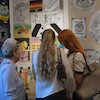 Wystawa prac Powiatowego Ogniska Plastycznego