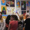 Wystawa prac Powiatowego Ogniska Plastycznego