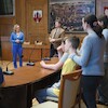 Podopieczni SORW z wizytą u burmistrza