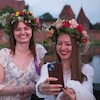 Spacer w Noc Świętojańską