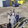 Przedstawiciele Wojskowej Akademii Technicznej odwiedzili budowę schronu w Malborku