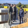 Przedstawiciele Wojskowej Akademii Technicznej odwiedzili budowę schronu w Malborku