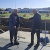 Przedstawiciele Wojskowej Akademii Technicznej odwiedzili budowę schronu w Malborku